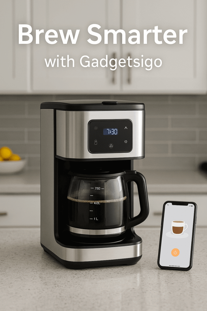 Smart coffee machine – brew smarter with Gadgetsigo