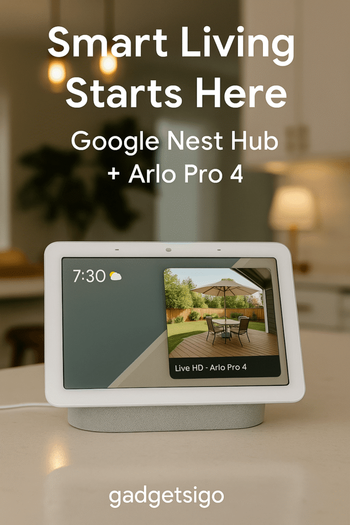 google nest hub for smart homes.